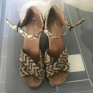 Toms Wedged Heels